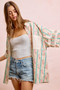 BiBi Eyelet Lace And Floral Mix And Match Shirt Top