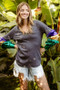 BiBi Ity Foil Ruffled Color Block Top