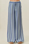SO ME Stripe Wide Leg Pull On Pants