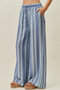 SO ME Stripe Wide Leg Pull On Pants