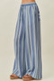 SO ME Stripe Wide Leg Pull On Pants