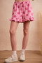 BiBi Polka Dots Printed Ruffled Detail Top And Shorts Set