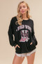 BiBi Wild Western Boots Graphic Jersey Sweatshirt