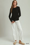 Umgee Crewneck Long Sleeve Top