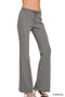 Zenana Drawstring Scuba Stretch Pintuck Pants