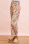 BiBi Washed Floral Printed Twill Barrel Pants