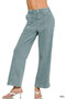 Zenana Straight Leg Utility Pocket Jeans