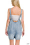 Zenana Denim Short Overalls