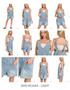 Zenana Denim Short Overalls