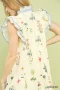Umgee Mix Floral Tiered Ruffle Midi Dress