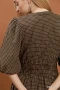 Umgee Paid Smocked Waist Tiered Midi Dress