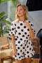 BiBi Polka Dots Printed Ruffled Detail Top And Shorts Set