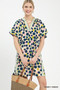 Umgee Polka Dot Print Tunic Dress