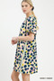 Umgee Polka Dot Print Tunic Dress