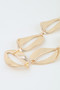 Hammered Abstract Chain Necklace