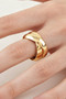 Polished Intertwined Band Ring