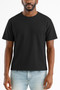 Mens Cropped Cotton Tshirt