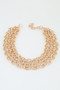 Multi Polished Link Chain Choker Necklace