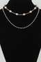 Double Polished Space Chain Necklace