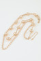 Double Polished Space Chain Necklace