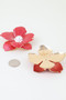 Blooming Marble Flower Stud Earrings