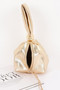 Faux Leather Wrist Bag
