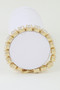 Cubic Zirconia Rhinestone Cuff Bracelet