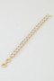 Cubic Zirconia Rhinestone Cuff Bracelet