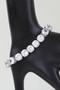 Cubic Zirconia Rhinestone Cuff Bracelet