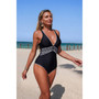 Two Pieces Solid Drawstring Padded Tankini Sets 