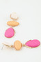 Retro Stone Triple Drop Earrings