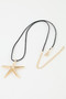 Polished Starfish Wrap Necklace