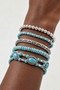 Antique Teardrop Beaded Bracelet