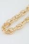 Double Polished Link Chain Choker Necklace​