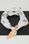 Rose Scarf Wrap Necklace
