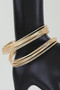 Sculptural Multi Wire Open Cuff Bracelet