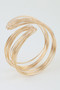 Sculptural Multi Wire Open Cuff Bracelet