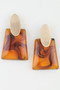 Abstract Marble Stone Fashion Earrings