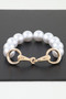 Pearl Beaded Toggle Bracelet
