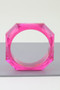 Geometric Crystal Stone Cuff Bracelet