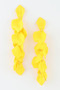 Bright Petal Blossom Drop Earrings