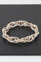 Multi Intertwined Twisted Chain Bracelet