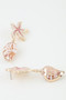 Bejeweled Starfish Shell Earrings