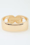 Polished Link Chain Cuff Bracelet