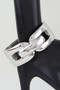 Polished Link Chain Cuff Bracelet