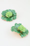 Blooming Watercolor Flower Earrings