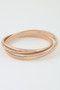Intertwined Snake Chain Bangle Bracelet