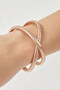 Intertwined Snake Chain Bangle Bracelet