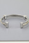Bejeweled Multi Twisted Open Cuff Bracelet