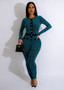 Women'S Sexy Long Sleeve Round Neck Jumpsuit